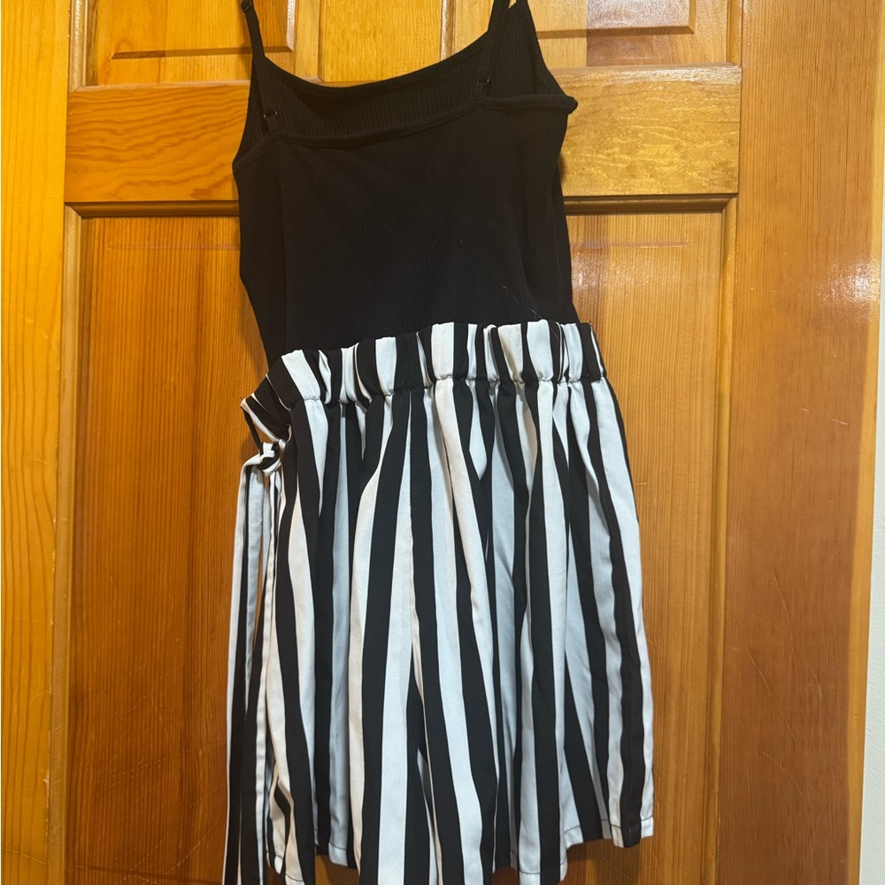 Black and White Striped Romper - Picture 2 of 2